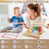 Wooden Montessori Toys for Kids 3 4 5 6 7 8 Years Old, Alphabet Learning Toys with 26 Cards, Brain Teaser Logic Board Games for Preschool Kinderga...