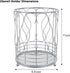 Large Round Kitchen Utensil Holder for Countertop, 7" H x 5.5" W Metal Utensil Crocks Organizer Storage Caddy, Kitchen Cooking Tool Spatula Spoon ...