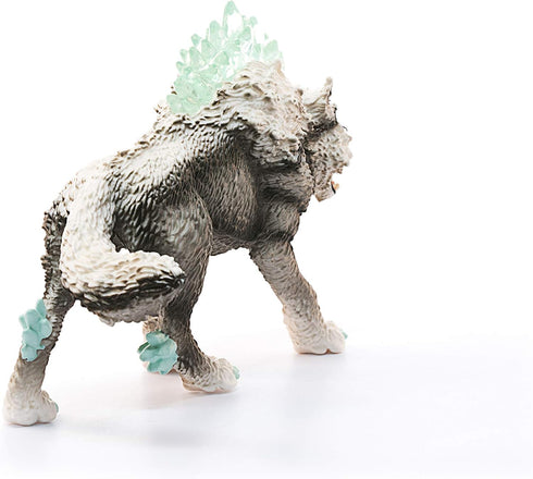 Schleich Eldrador Monster Creatures Mythical Snow Wolf Action Figure - Magical Ice Monster Snow Wolf Animal Figurine, Ferocious Enchanting Realist...