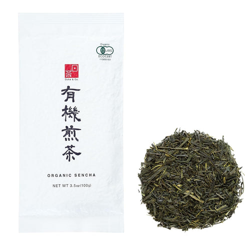 Ocha & Co. Organic Sencha - Loose Leaf Japanese Green Tea - High Grade Sencha Green Tea - Mild, Rich & Refreshing Premium Tea, 100g/3.5oz....