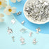 Ipotkitt 100 Pcs 10 Styles Antique Style Cartoon Charms Baby Boy Charms Baby Themed Puzzle Plane Charms for Baby Shower DIY Jewelry Making Supplie...