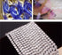 Honbay 10 Yard Crystal Rhinestone Close Chain Trim Sewing Craft 2.5mm Silver Color (Clear)...