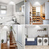 Motion Sensor Battery Operated Lights Indoor LED Closet Lights Battery Powered Motion Detector Stair Lights 210LM 6000K for Laundry Stairwell Hall...