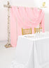 Wedding Arch Draping Fabric,1 Panel 28" x20ft Pink Wedding Arch Drapes for Ceremony Chiffon Fabric Drapes Arbor Drapery Wedding Arch Decorations f...