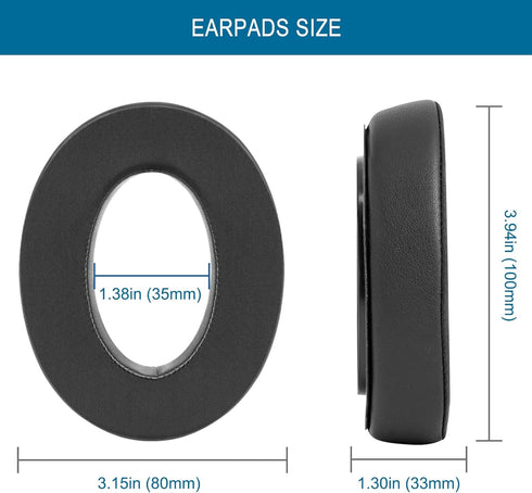 Earpads for Sennheiser HD650/HD600/HD660S/HD545/HD525/HD535 Headphones, Velour Ear Pads Cushions Replacement for Massdrop X HD6XX/HD58X and HD580/...