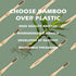 Biodegradable Eco-Friendly Natural Bamboo Charcoal Toothbrushes, FSC Certified and PETA Approved - 12 Count...