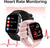 Smart Watch, 1.81" Upgraded Full Touchscreen Smart Watch for Android iPhones with Heart Rate Blood Pressure Monitor, Multiple Sports Fitness Track...