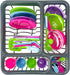 Kids Super Durable Kitchen Toys Set, Pretend Play Children's Dish Toy, Wash and Dry Tableware Dish Rack with Drainer (Great Gift for Kids) (27 Pie...