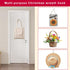 2 Pack Solid Wreath Hanger for Front Door Window Wreath Hooks Holder Over The Door Metal Hook Hangers (White, 12 inch)...
