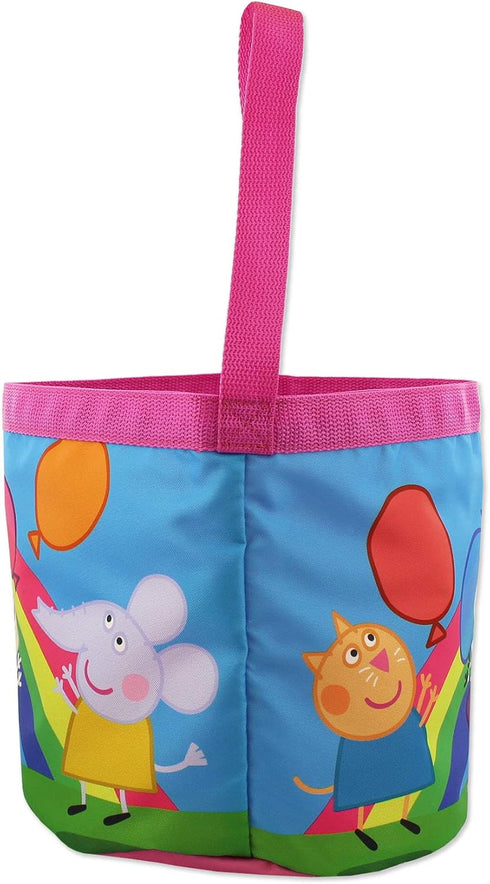 Astley Baker Davies Peppa Pig Girls Collapsible Nylon Bucket Gift Tote Bag...