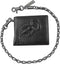 Scorpio Zodiac Sign Horoscope Chain Wallet 3D Scorpion Card Holder (black)...