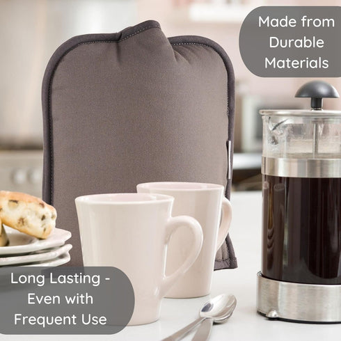 Muldale French Press Cozy Cover - Designed to Keep your Coffee Pot Insulated - Easy to Use Coffee Warmer Koozie Jacket - Cafetiere Cosy Accessorie...