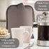 Muldale French Press Cozy Cover - Designed to Keep your Coffee Pot Insulated - Easy to Use Coffee Warmer Koozie Jacket - Cafetiere Cosy Accessorie...