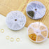 Split Rings Kit, 2070 PCS Double Loops Split Jump Ring with Split Ring Pliers, Mini Metal Ring Connectors 4mm to12mm for Jewelry Making and DIY Cr...