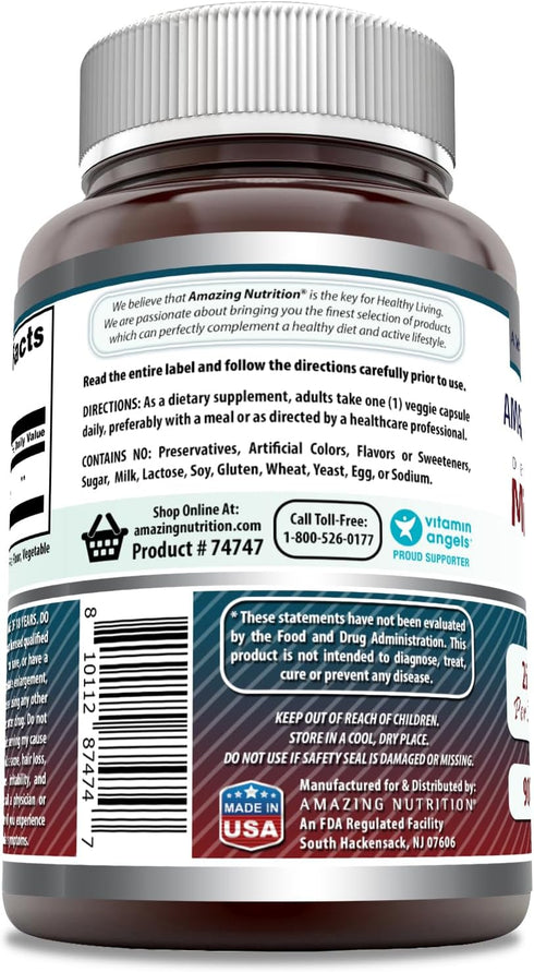 Amazing Formulas Micronized DHEA 25mg 90 Veggie Capsules Supplement | Non-GMO | Gluten Free | Made in USA | Ideal for Vegetarians | Dehydroepiandr...