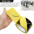 Black & Yellow Hazard Safety Warning Stripe Tape, 2inch x 108Ft High Visibility Barricade Adhesive Tape for Floor, Walls, Pipes and Equipment Mark...