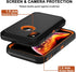 for iPhone X Case, iPhone Xs Case with Belt Clip Holster, 2X Screen Protector, Military Grade Shockproof Heavy Duty Full Body Drop-Proof Rugged Pr...