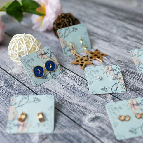 Earring Card Earring Display Jewelry card Jewelry Display Hanging Card Hang Tag 100Pack 1.9"x1.7"...