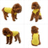 2018 Pet Clothes Dog Clothing Blank T-shirt Tanks Top Vests for Small Middle Large Size Dogs 100% Cotton Dog Summer Vest Classic (M, Yellow)...