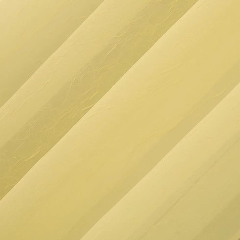No. 918 Erica Crushed Sheer Voile Rod Pocket Curtain Panel, 51" x 95", Yellow...