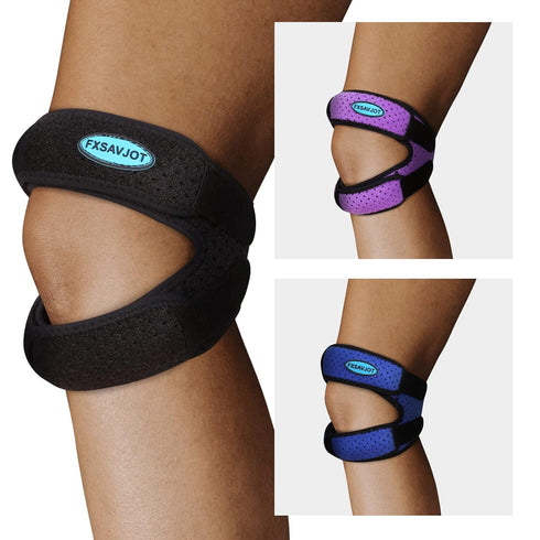 Professional Patella Knee Brace Pro for Knee Pain/Meniscus Tear, Adjustable Compression Patellar Tendon Support Strap for Man and Women/Outdoor Ac...