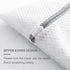 2 XX-Large Honeycomb Delicates Bags for Washing Machine, 24 x 24 Inches lingerie bags for Laundry, Travel Storage Organize Bag for Cotton Clothes,...