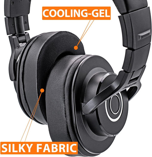 Arctis Pro Thicker Cooling Gel Earpads Compatible with Arctis Pro, Arctis 7/5/3/1, Arctis 9X, Arctis 7X, Arctis 7P, RIG 800 Series, ATH M50X, M40X...