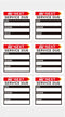 Oil Change Stickers,300pcs 2x2 Inches Oil Change Reminder Sticker for Windshield with No Residue, Clear Next Service Due Labels for Car Auto Vehic...