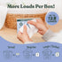 Roobi Unscented Baby Laundry Detergent Sheets. Specially Formulated for Sensitive Skin. Sustainable Laundry Sheets for Newborns, Infants, Toddlers...