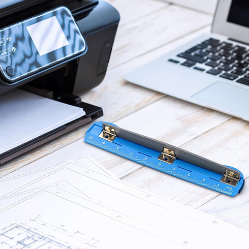Eagle 3 Hole Punch, Portable Ring Binder 3 Hole Punch, Paper Puncher with Integrated Ruler, 5 Sheets Capacity, for Ring Binders, Office and School...
