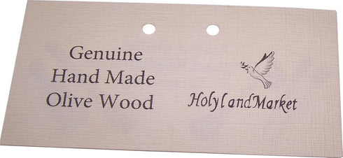 Holy Land Market Handcrafted olive wood honey dipper (length 6") - Asfour Outlet Trademark...
