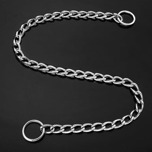 Chain Dog Collar, Heavy Duty Stainless Steel Metal Link Collars, Dog Silp Collars for Training Walking, Waterproof Chewy, Metal Chain Collar for D...