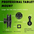 Metal Tablet Mount Holder for Truck/Car/Vehicle/Industrial Heavy Duty Drill Base iPad Mount for Dashboard, Wall, Desk, fit 7-14.6 inch Tablets...