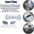 4 Pack Gutter Downspout Extensions Gutter Hinges Downspout Extension for Rectangle or Square Downspout...
