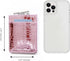 Super Shiny Slim Credit Card Holder Mini Front Pocket Wallet in Mirror Metallic Faux Crocodile pattern (Metalic Pink)...