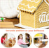 BESTOYARD 40Pcs Dollhouse Flooring Models 1:12 Scale Floor Boards Mini Wooden Dollhouse Floor Boards Geometric Doll House Furniture Mini House Rec...