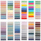 ELII 2400Pcs Sticky Tabs for Annotating Books,Morandi Book Tabs for Binders,Page Markers Clear Sticky Notes, Writable and Repositionable Book Flag...