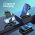 MSTJRY Wireless Charging Station, 3 in 1 Wireless Fast Charger Stand for iPhone 15/14/13/12/11/Pro/Max/XS/XR/X/8/Plus, for Apple Watch Ultra 8/7/6...