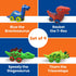 3 Bees and Me Dinosaur Car Toys for Toddlers | Dinosaurs with Wheels 4-in-1 Pack, Fun Party Toy, Play Set for Kids | Birthday Gift for Boys and Gi...