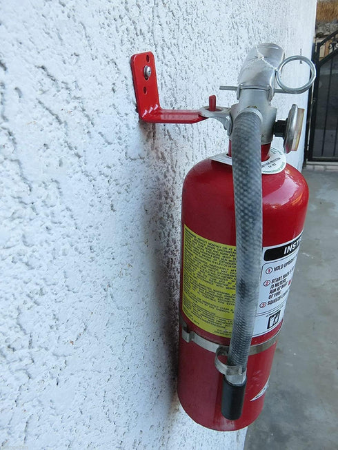 Universal Fire Extinguisher Bracket, Fire Extinguisher Mounts & Brackets up to 40 lbs, Suitable for Big and Small Fire Extinguisher Cabinet, Holde...