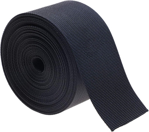Shapenty 2 Inch Black Nylon Webbing Strap Weave Strapping Replacement for Belts, Buckles, Bags, DIY Luggage Strap Making, Backpack Repairing, Dog ...