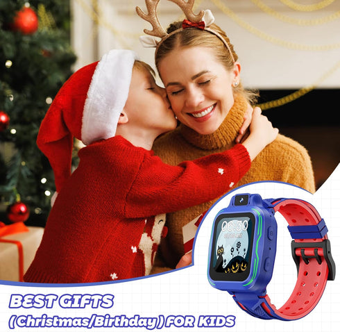 Kids Watch Boys with Camera,Children Digital Smart Watch Touchscreen with Video Mp3 Alarm Pedometer Games for Age 3-9 Years Old Christmas Birthday...