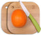 Home Mini Cutting Board Small Fruit Cutting Board Solid Bamboo Wood Board for Baby Infant dormitory?Set of 2...