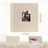 Artmag Fabric Photo Album 4x6 400 Large Capacity for Family Wedding Anniversary Linen Album Holds 400 Vertical Photos (400 Pockets, Beige)...
