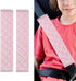 2PCS Universal Car Seatbelt Strap Cover, Long Crystal Velvet Shoulder Pad Cover Kit for Adults and Children, Helps Avoid Friction on Shoulder and ...