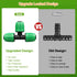 Drip Irrigation Fittings for 1/2 inch Tubing (0.60"-0.63" OD), 12 Pieces Barbed Tee Drip Parts Locked Tee Connectors, 3 Way Drip Line Nuts Connect...
