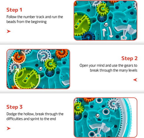 Mind Puzzles for Kids 3-8, 3D Maze Puzzle for Kids, Brain Teasers Gravity Ball Game Maze Ball Puzzle Toy Gifts for Kids Teens Adults, Hard Challen...