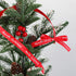 Christmas Grosgrain Ribbon 5/8 Inch Ribbon 6 Rolls Totally 90 Yards Holiday Red and Green Ribbon Set with Merry Christmas Snowflake Tree Patterns ...