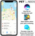 MARVAL Airtag Dog Collar Holder + 4 pcs Protective Film Compatible with Apple Air Tag Cat Pet Case, Protective Waterproof Silicone Small for Puppy...