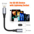 AGVEE 3.3ft Lightning Extension Cable, Braided Female to Male Extender Full Function Cord Compatible with iPhone iPad, Data Sync Video Audio & Cha...